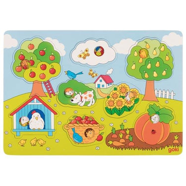 Goki - Background Puzzle In The Garden
